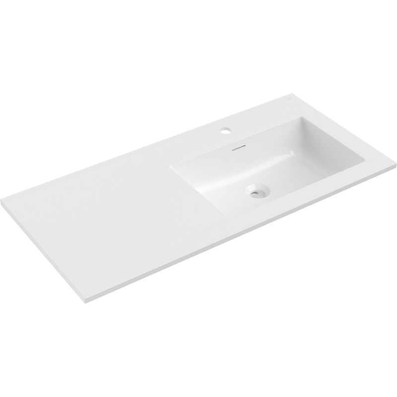 Mexen Otis countertop washbasin right 101 x 46.5 cm, white gloss - 25181000P