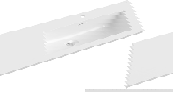 Mexen Otis inset washbasin right 101 x 46.5 cm, white gloss - 25181000P