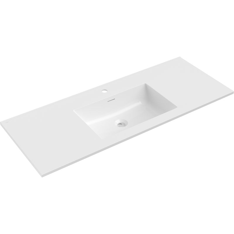 Mexen Otis countertop washbasin 121 x 46.5 cm, white gloss - 25181200