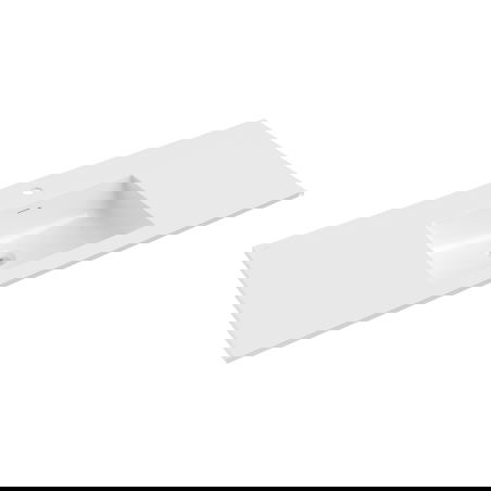 Mexen Otis countertop washbasin 121 x 46.5 cm, white gloss - 25181200