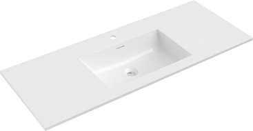 Mexen Otis built-in sink 121 x 46.5 cm, white gloss - 25181200