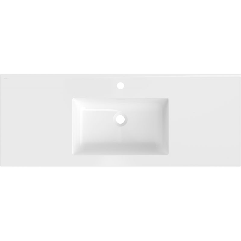 Mexen Otis built-in sink 121 x 46.5 cm, white gloss - 25181200