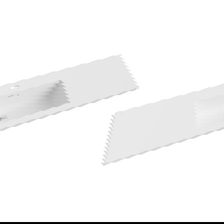 Mexen Otis countertop basin 121 x 46.5 cm, matte white - 25181201