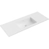 Mexen Otis countertop washbasin 121 x 46.5 cm, white matte - 25181201