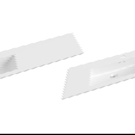 Mexen Otis countertop basin left 121 x 46.5 cm, glossy white - 25181200L