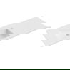 Mexen Otis countertop washbasin left 121 x 46.5 cm, white matte - 25181201L