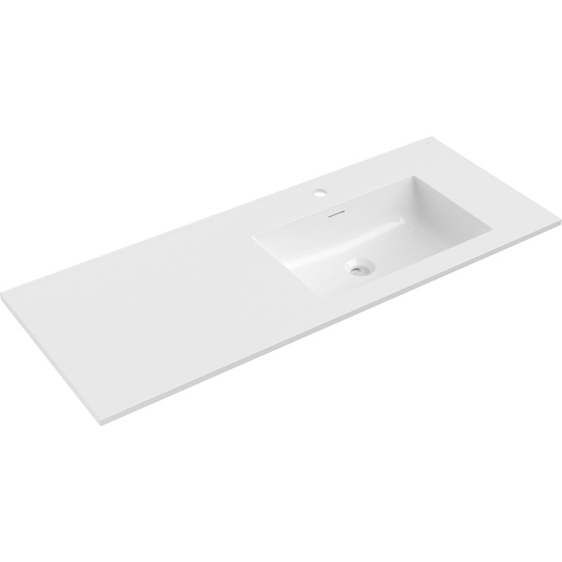 Mexen Otis countertop washbasin right 121 x 46.5 cm, white gloss - 25181200P