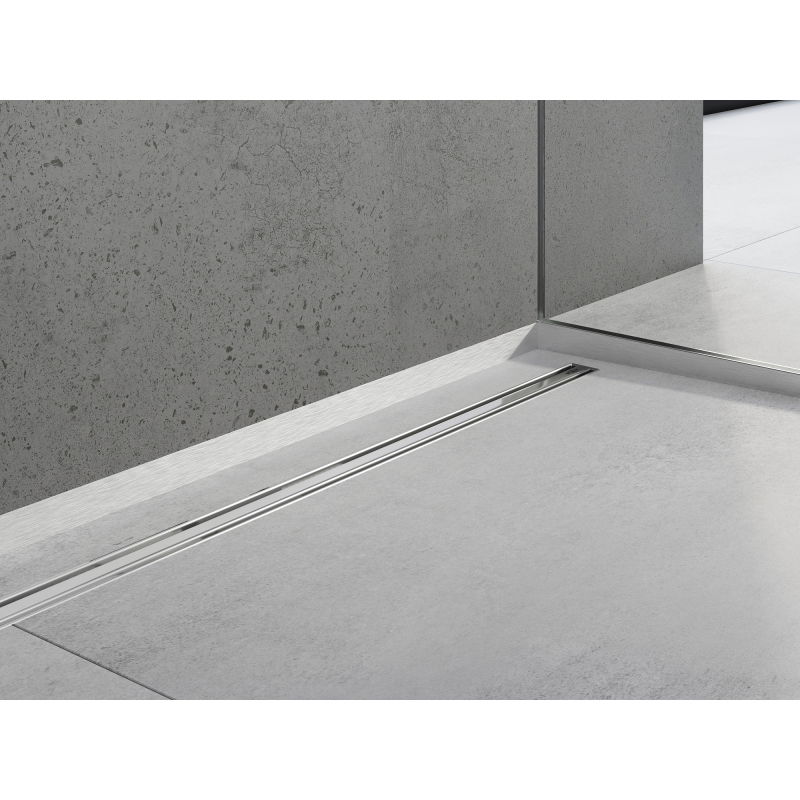 Mexen Line-B 180 cm front shower tray strip, inox - 181003180U