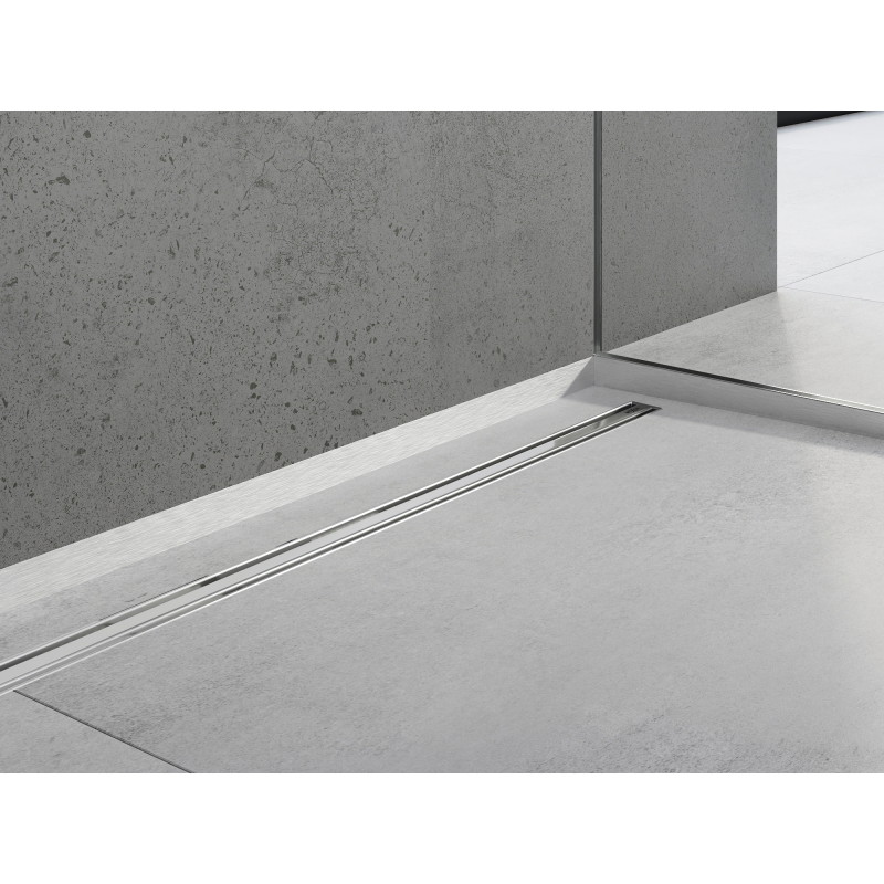 Mexen Line-B front shower tray strip 180 cm, inox - 181003180U