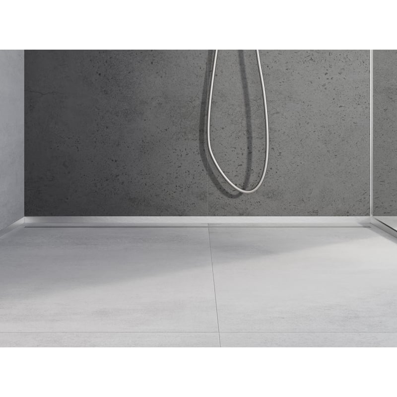 Mexen Line-B 180 cm front shower tray strip, inox - 181003180U