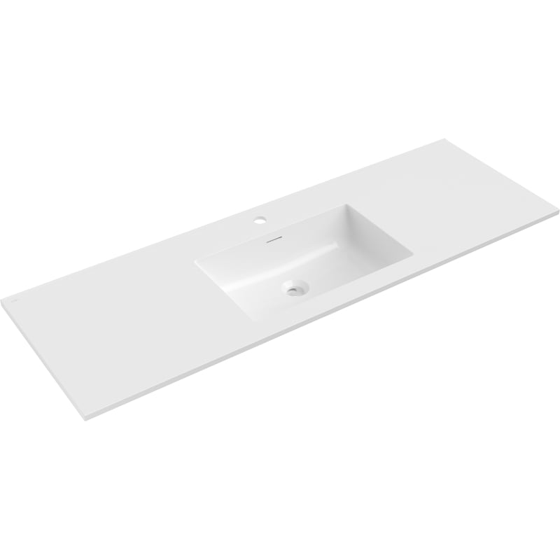 Mexen Otis countertop washbasin 141 x 46.5 cm, glossy white - 25181400