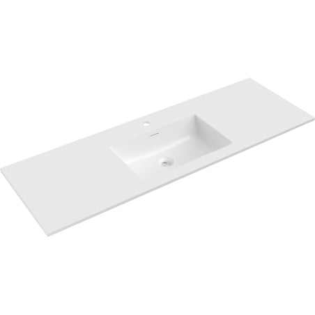 Mexen Otis countertop washbasin 141 x 46.5 cm, glossy white - 25181400