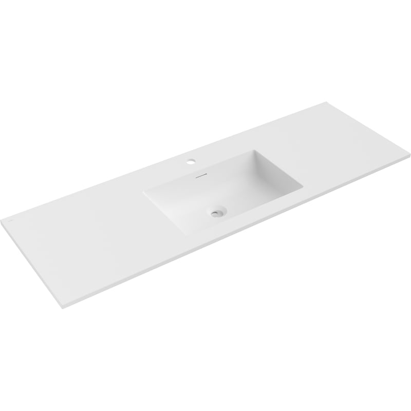 Mexen Otis recessed countertop basin 141 x 46.5 cm, white matt - 25181401