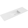 Mexen Otis recessed countertop basin 141 x 46.5 cm, white matt - 25181401