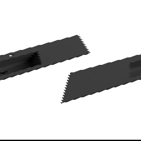 Mexen Otis counter top basin 141 x 46.5 cm, matte black - 25181471