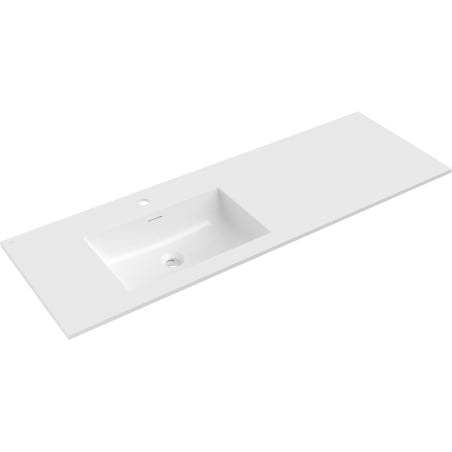 Mexen Otis inset basin left 141 x 46.5 cm, white gloss - 25181400L