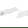 Mexen Otis countertop washbasin left 141 x 46.5 cm, white matte - 25181401L