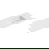 Mexen Otis basin right side-mounted 141 x 46.5 cm, matte white - 25181401P