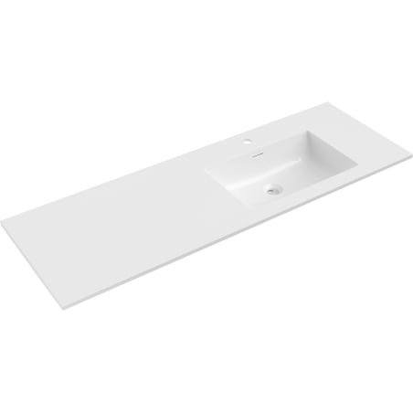 Mexen Otis integrated countertop basin right 141 x 46.5 cm, white gloss - 25181400P