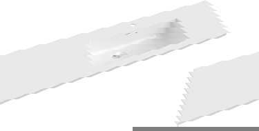 Mexen Otis countertop sink right 141 x 46.5 cm, white gloss - 25181400P