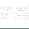 Mexen Otis countertop sink right 141 x 46.5 cm, white gloss - 25181400P
