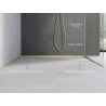 Mexen Line-B front shower tray strip 130 cm, brushed gold - 185503130U