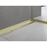 Mexen Line-B front shower tray strip 180 cm, brushed gold - 185503180U