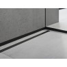 Mexen Line-B front shower tray strip 180 cm, black - 187003180U