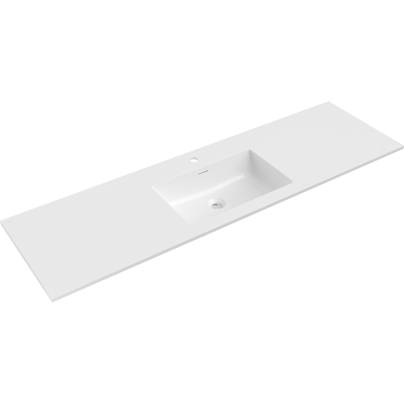 Mexen Otis countertop washbasin 161 x 46.5 cm, white gloss - 25181600