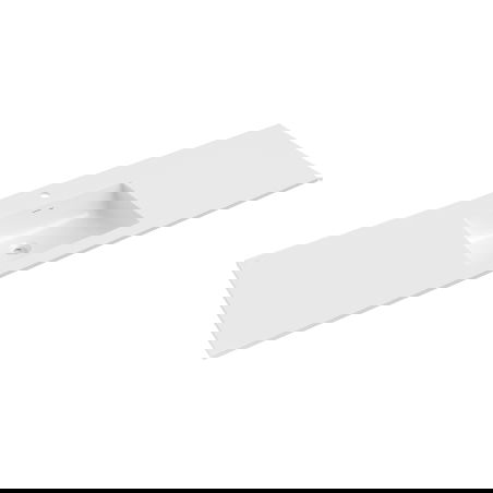 Mexen Otis countertop sink 161 x 46.5 cm, white gloss - 25181600