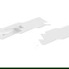 Mexen Otis countertop sink 161 x 46.5 cm, white gloss - 25181600