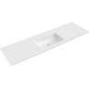 Mexen Otis countertop washbasin 161 x 46.5 cm, white gloss - 25181600