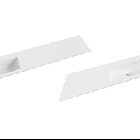 Mexen Otis built-in countertop sink left 161 x 46.5 cm, white matte - 25181601L