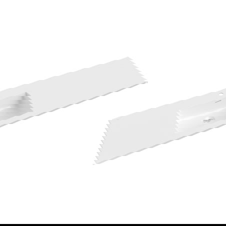 Mexen Otis countertop sink left 161 x 46.5 cm, white gloss - 25181600L