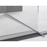 Mexen Line-B sloping strip for glass 120 cm right, inox - 181004120R