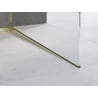Mexen Line-B slope strip for glass 120 cm right, gold - 185004120R