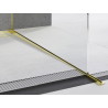 Mexen Line-B sloping strip for glass 120 cm right, gold - 185004120R