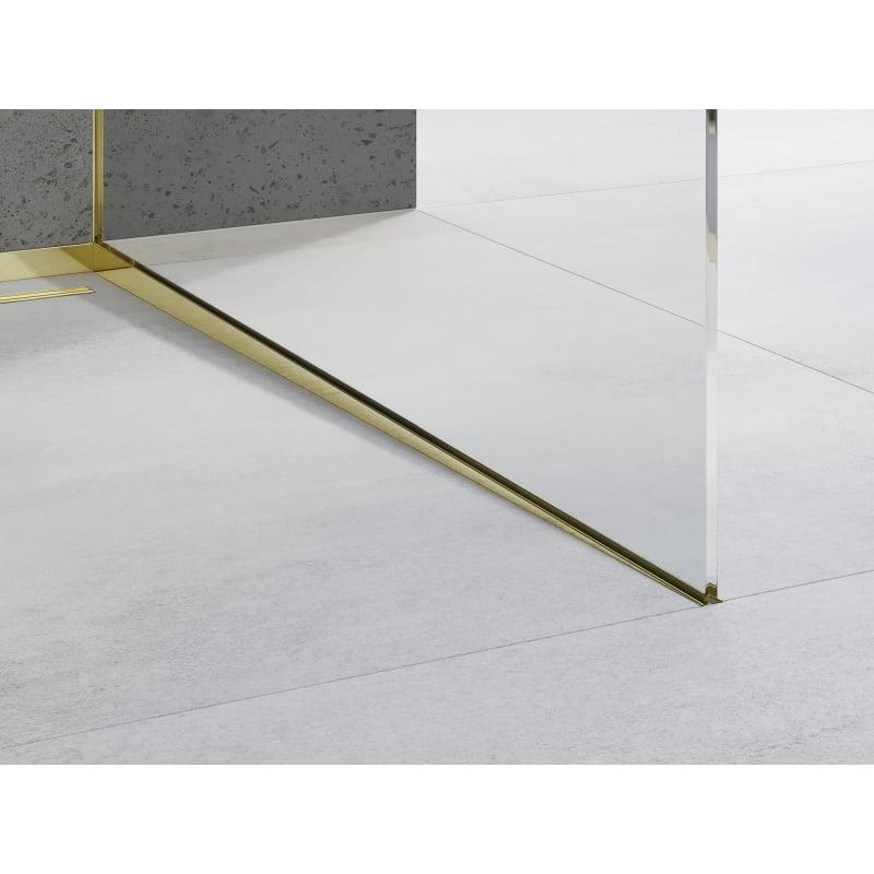 Mexen Line-B fall strip for glass 180 cm right, gold - 185004180R