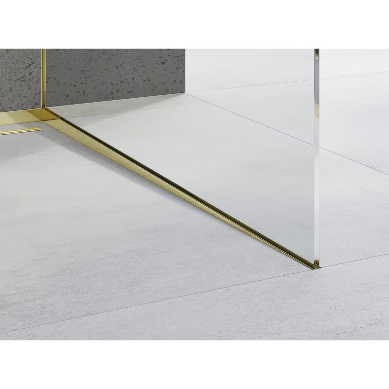 Mexen Line-B glass slope trim 180 cm right, gold - 185004180R