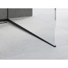 Mexen Line-B drip edge strip for glass 120 cm right, black - 187004120R