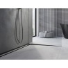 Mexen Line-B right sloping strip for glass 180 cm, black - 187004180R