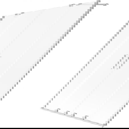 Mexen Velar Duo 2-panel Sliding Bathtub Screen 140 x 150 cm, Frosted, Chrome - 896-140-000-32-01