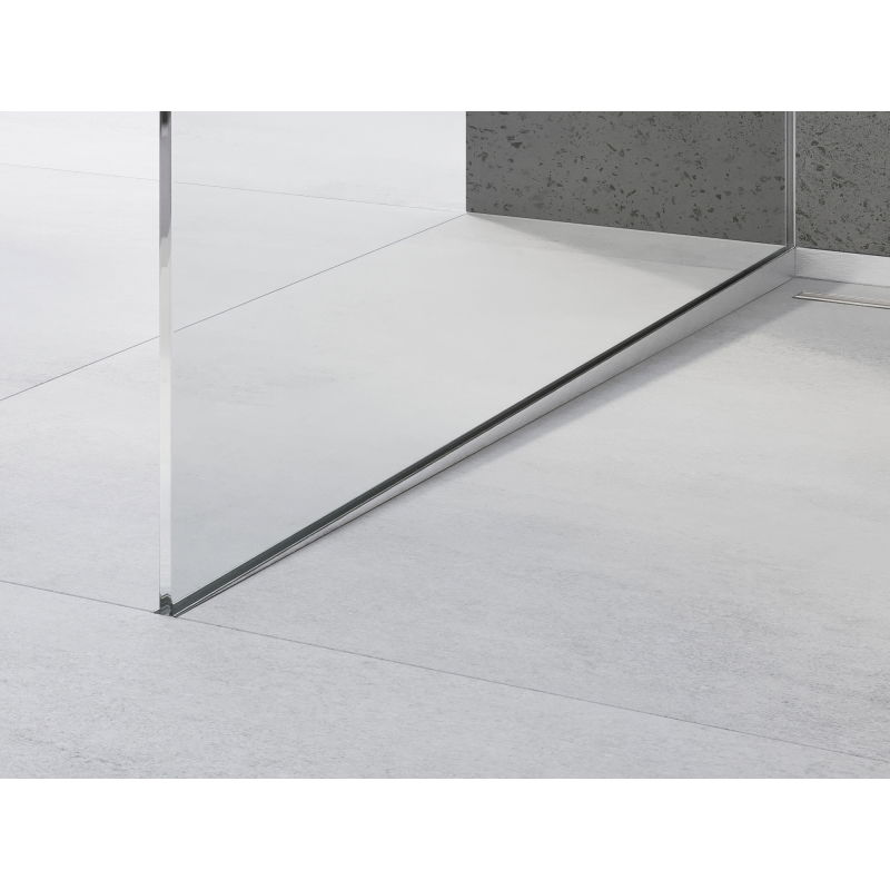 Mexen Line-B gradient strip for glass 180 cm left, inox - 181004180L