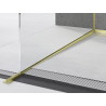 Mexen Line-B drip edge strip for glass 120 cm left, brushed gold - 185504120L
