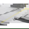 Mexen Line-B draining strip for glass 180 cm left, brushed gold - 185504180L