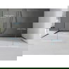 Mexen Line-B sloping strip for glass 120 cm left, black - 187004120L