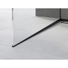 Mexen Line-B 120 cm slope strip for glass, left, black - 187004120L