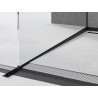 Mexen Line-B 120 cm slope strip for glass, left, black - 187004120L