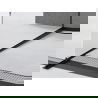 Mexen Line-B sloping strip for glass 120 cm left, black - 187004120L