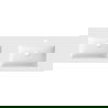 Mexen Otis countertop recessed double wash basin 141 x 46.5 cm, matte white - 25181401D
